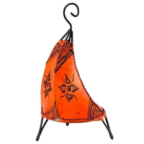 Orientalische Tischlampe Maya Orange 38