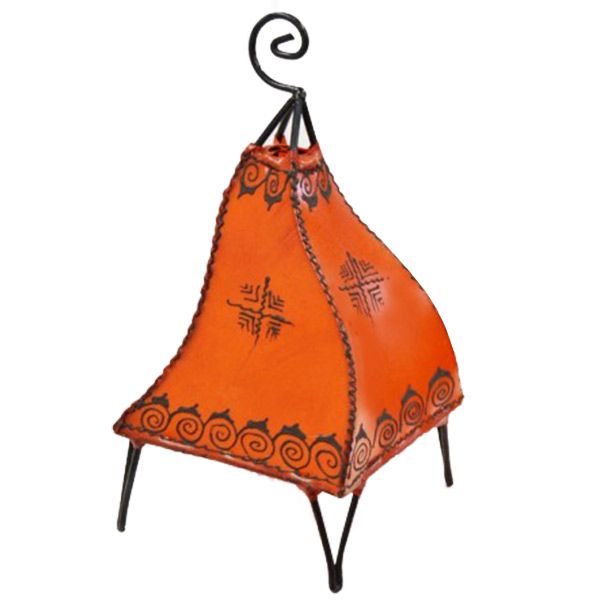 Orientalische Tischlampe Sara Orange