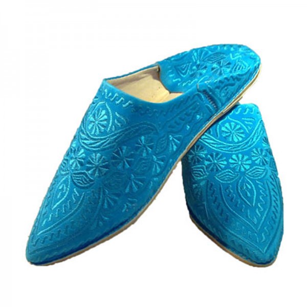 Orientalische Schuhe Bahya Blau