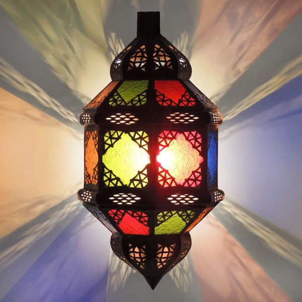 Orientalische Wandlampe Titia bunt