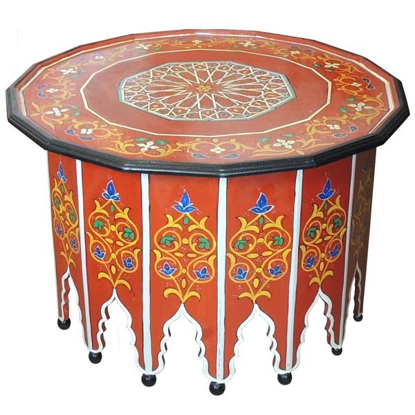 Orientalischer Tisch Warda Rot