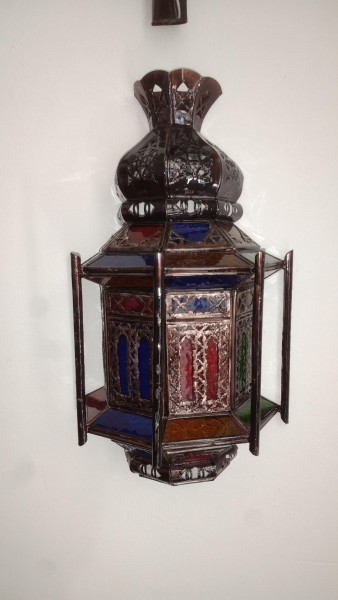 Orientalische Wandlampe Swira Bunt