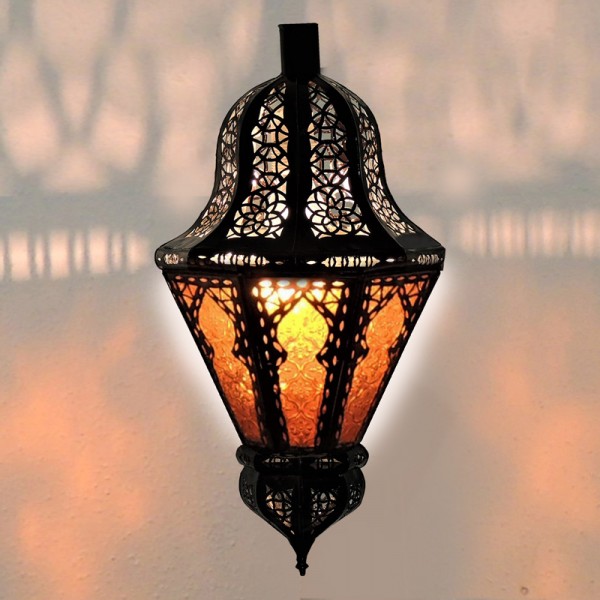 Marokkanische Wandlampe Belota Gelb