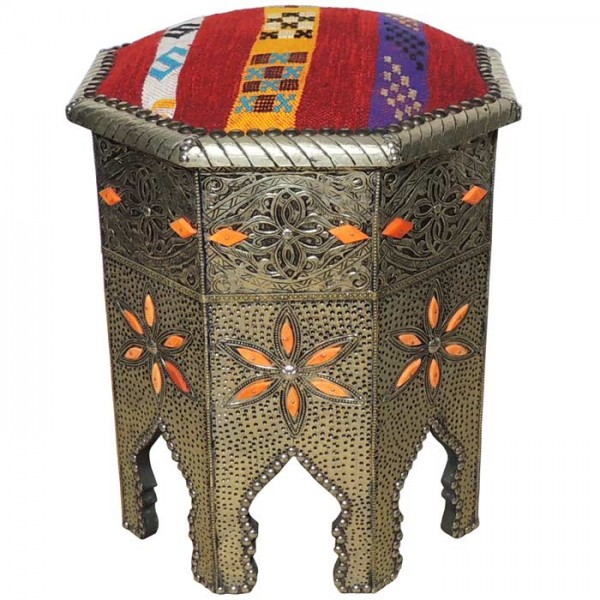 Orientalischer Hocker rund