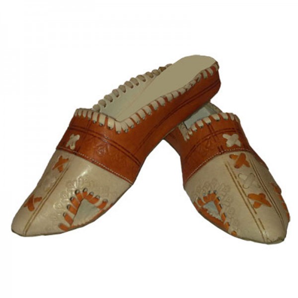 Marokkanische Babouche Wafa Orange