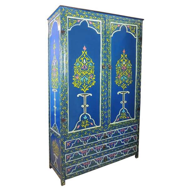 Orientalischer Schrank Nohayla Blau