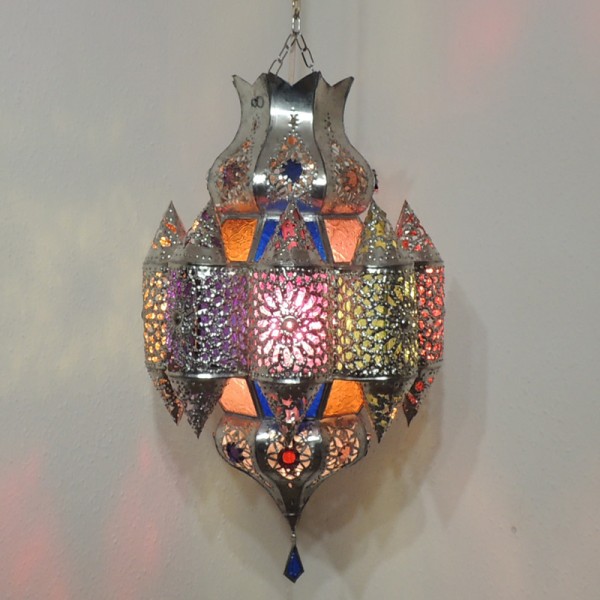 Marokkanische Deckenleuchte Malak Bunt | Orient Lampen