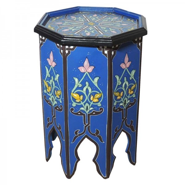 Orientalischer Beistelltisch Warda Blau