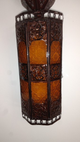 Marokkanische Wandlampe Kados Gelb