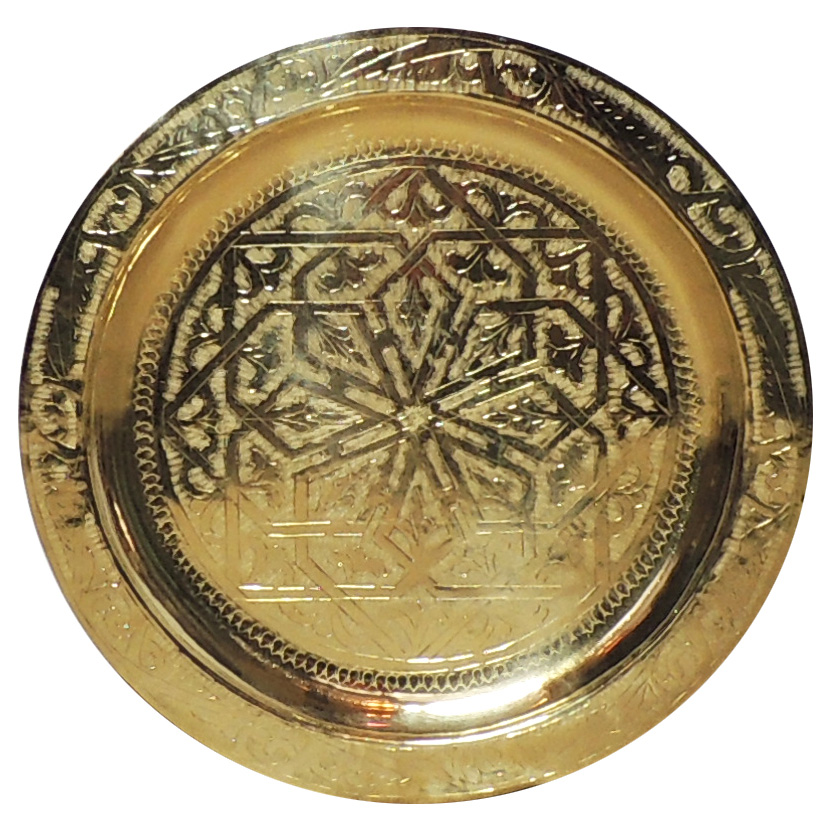 Orientalisches Teetablett Messing 40 | Marrakesch-Design
