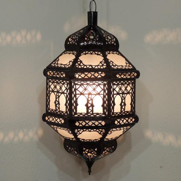 Orientalische Deckenlampe Titia Biban Weiß