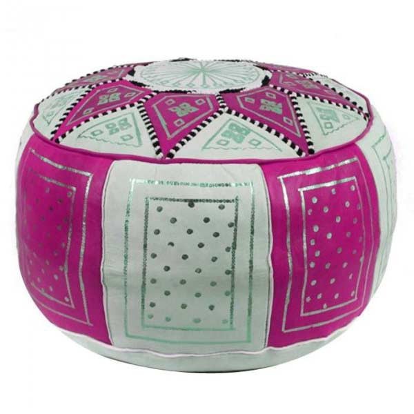 Marokkanisches Sitzkissen Fes Pink