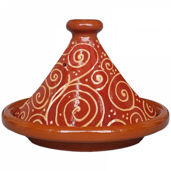 Tajine aus Marokko Henna 30cm