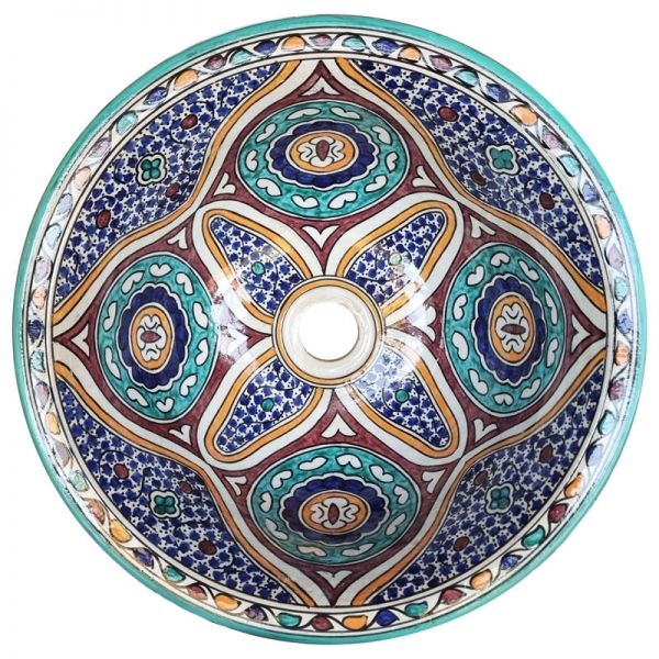 Orientalisches Waschbecken Keramik Ø40