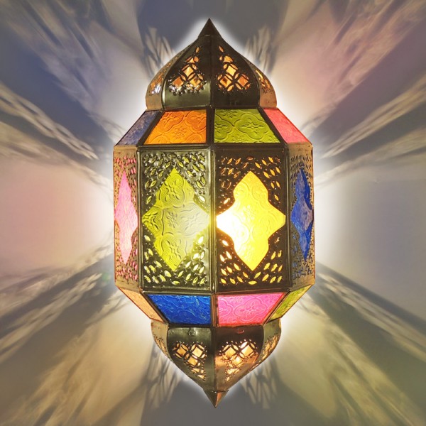 Orientalische Wandlampe Titia Gold