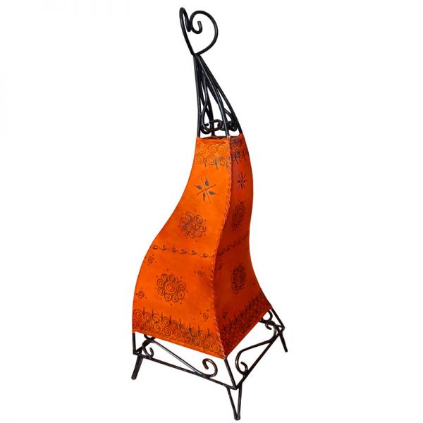 Hennalampe / Lederlampe Sara Orange 80